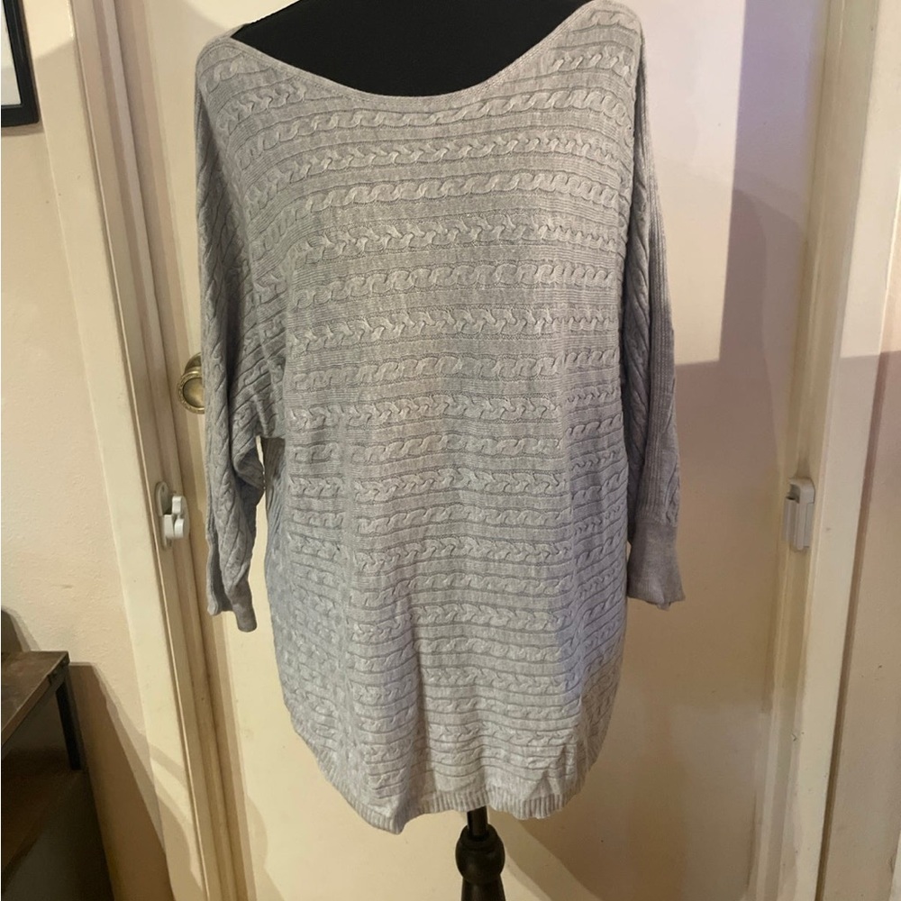 Extra large longer  grey sweater